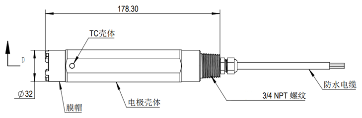 陆恒数字荧光溶解氧传感器 LH-DY12 (图2) 陆恒数字荧光溶解氧传感器 LH-DY12 (图2)