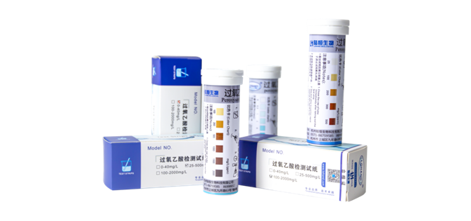 陆恒过氧乙酸检测试纸 25-500 /100-2000mg/L