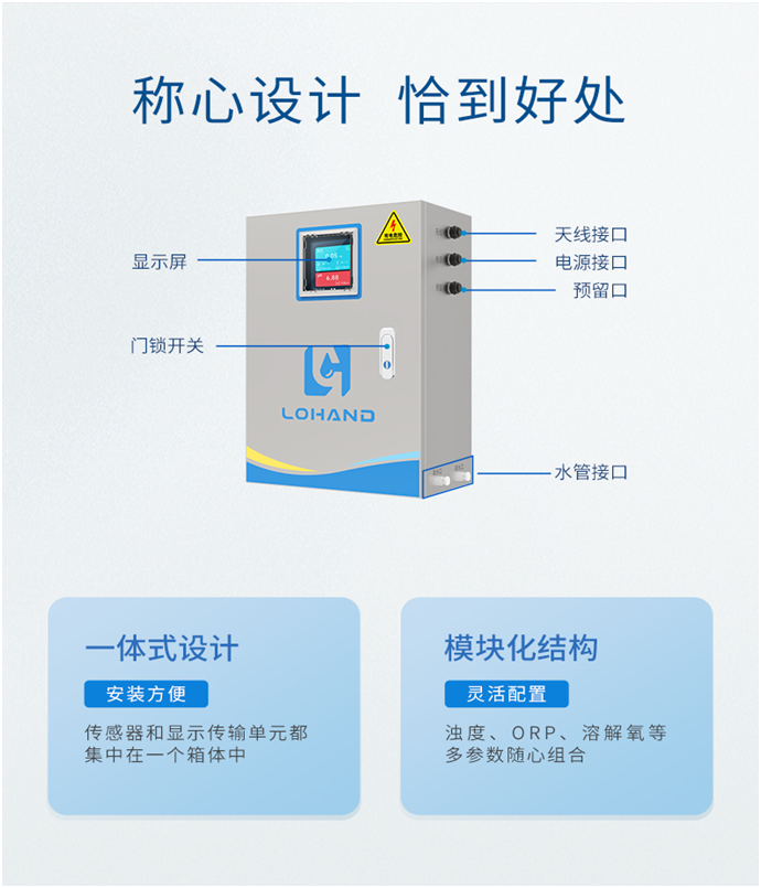 陆恒柜式在线余氯/PH检测仪 LH-G8201(图2)