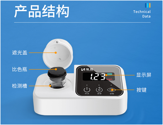 陆恒余氯检测仪 LH-C10F(图2)