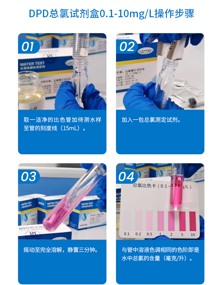 DPD总氯检测试剂盒 0.05-1/0.1-10 mg/L(图6)